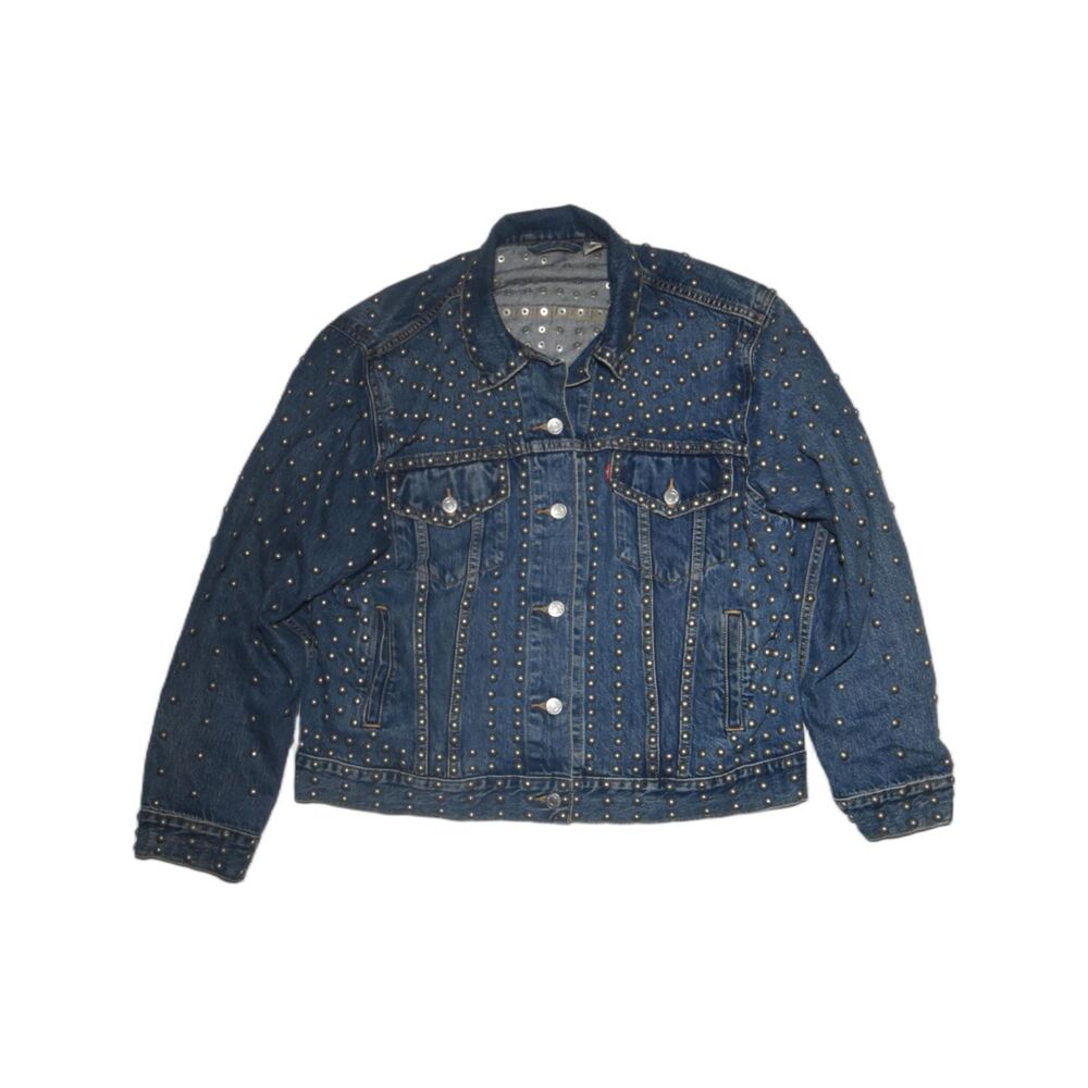 Rare Levi's Studded Denim Jacket Macy's Limited Edition Collab - XL